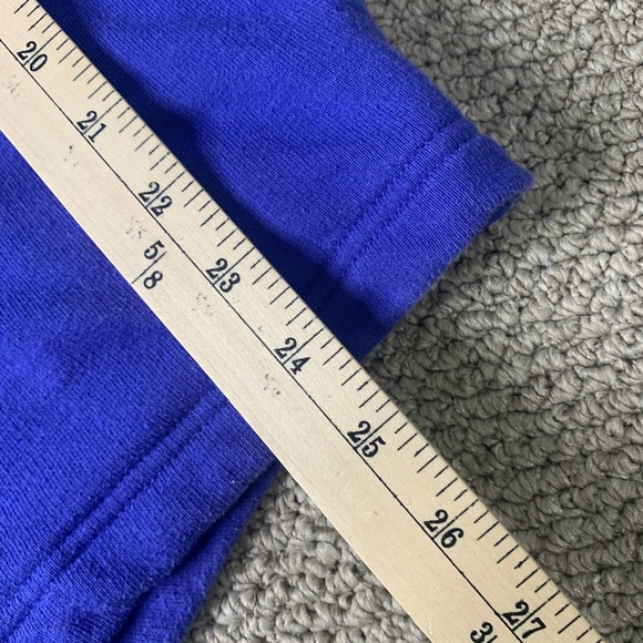 PINK Victoria's Secret Womens Sweater Size XS Blue T-Snap Button Up Pullover - Picture 7 of 11